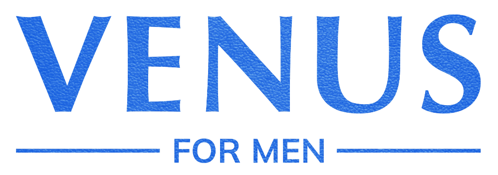 Venus for Men - Hero Logo Blue